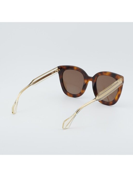 Gucci GG0564S 002 Women Sunglasses Havana Cat Eye Frame, Brown Lenses main image 5
